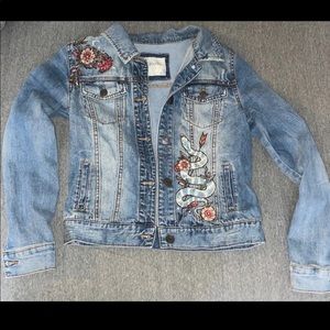 Mudd Snake Denim Jacket
